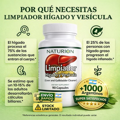 Limpiador Hígado y Vesícula, Boldo y Extracto de Cardo Mariano