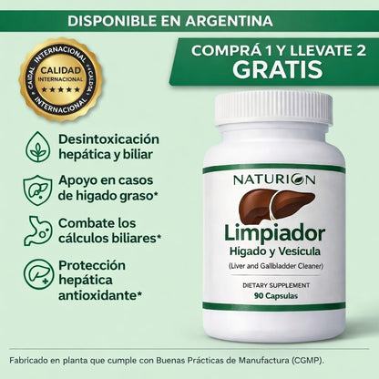 Limpiador Hígado y Vesícula, Boldo y Extracto de Cardo Mariano
